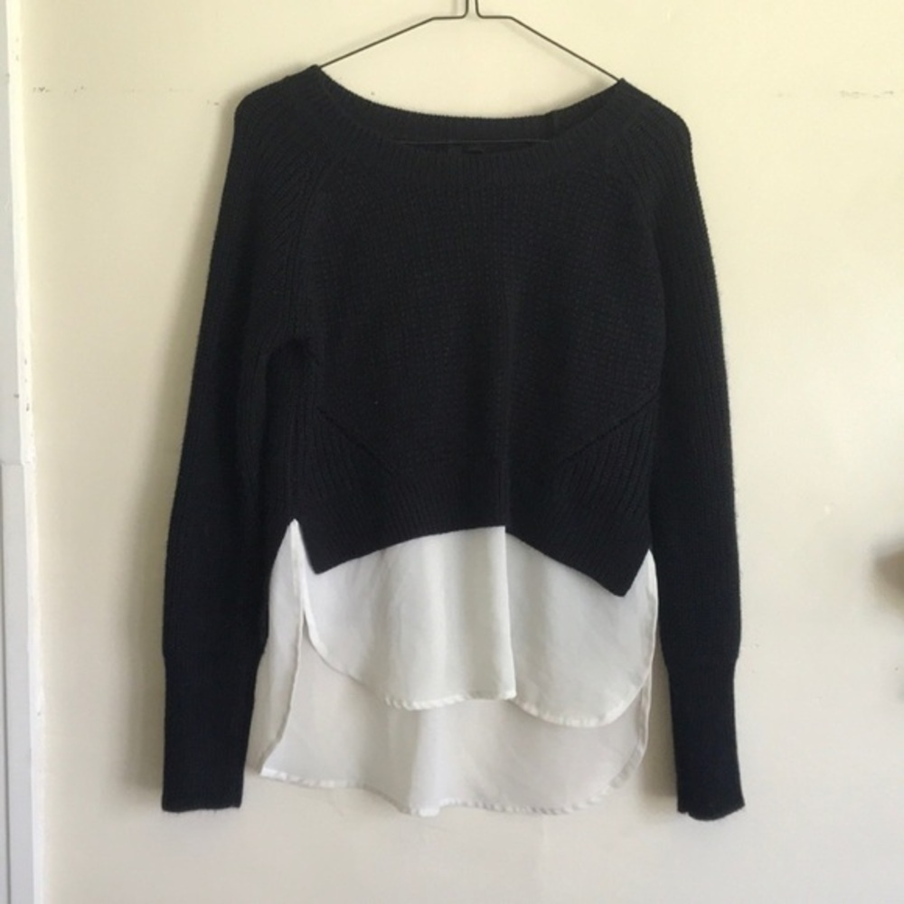 LabWorks Sweater With Extended Shirt
